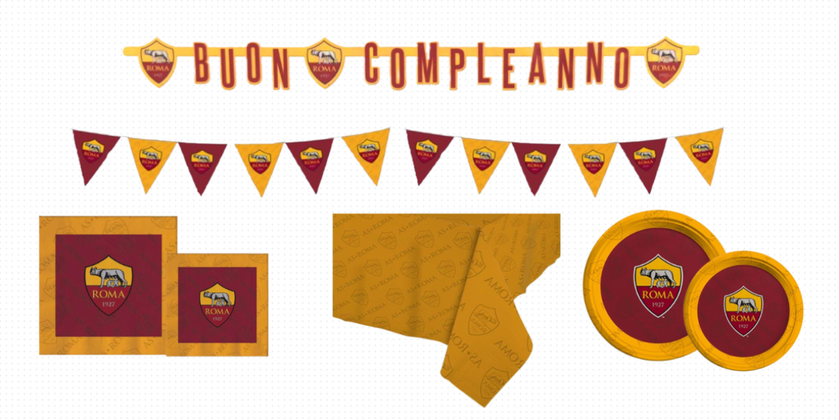 Kit Compleanno Roma 92pz