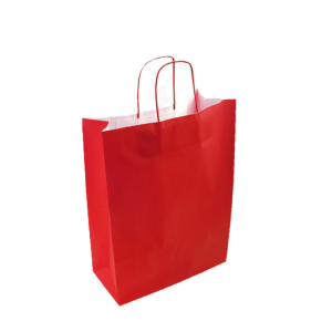 Buste regalo in carta rossa 25pz. 14x21x8.5cm tg.xs