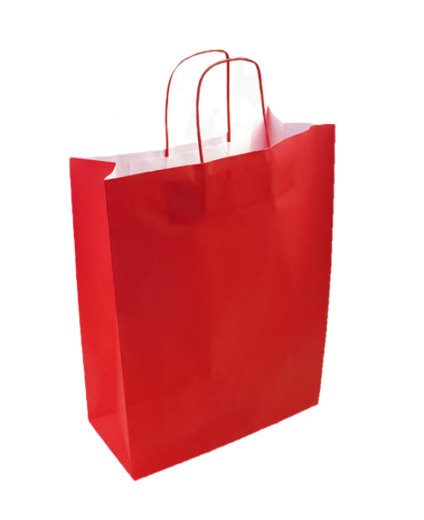 Buste in carta Rossa 25 pz. 18x24x8cm tg. S