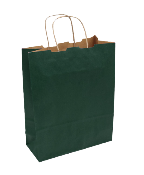 Buste regalo kraft verde 18x20x8cm tg.S