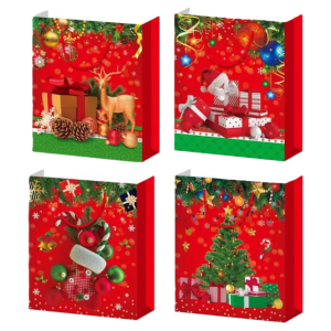 Buste natalizie assortite 12pz. 11x13.5x6.5 cm tg.xs