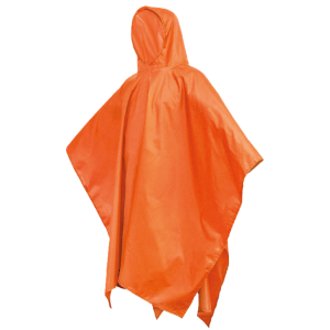 Poncho antipioggia adulti 3pz 100x125cm in pvc