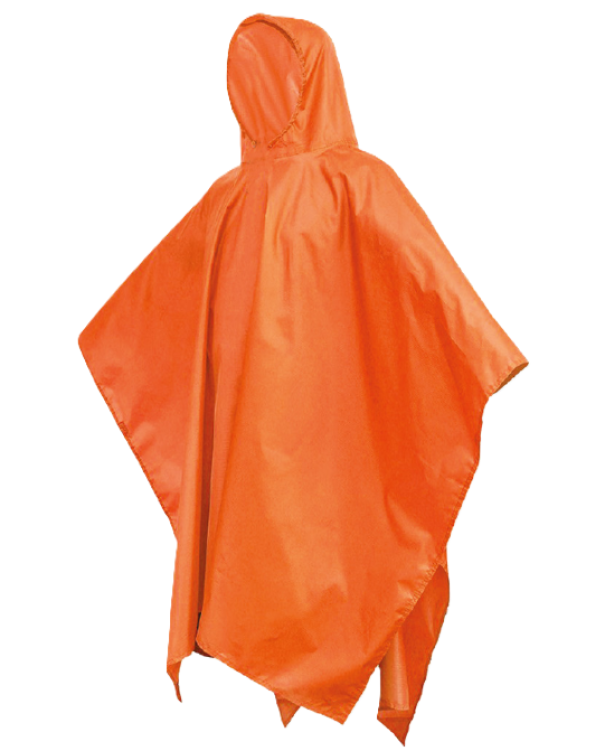 Poncho antipioggia adulti 3pz 100x125cm in pvc