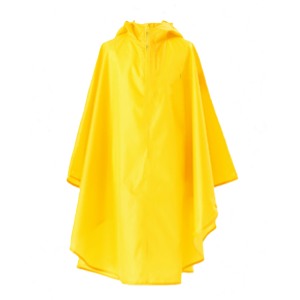 Poncho antipioggia bambini 3pz 90x115cm in pvc