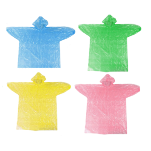 Impermeabile trasparente 4 pz in pvc
