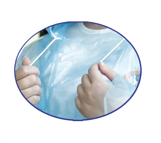 Impermeabile trasparente 4 pz in pvc