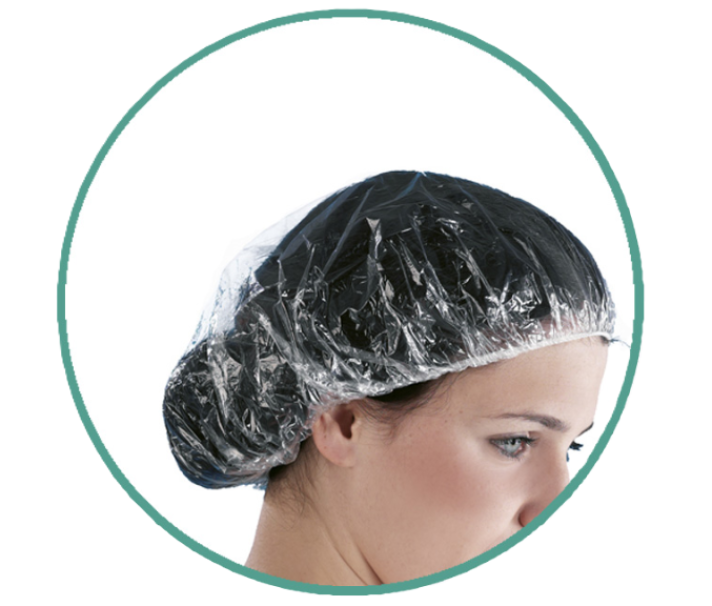 Cuffie doccia 25pz 26cm