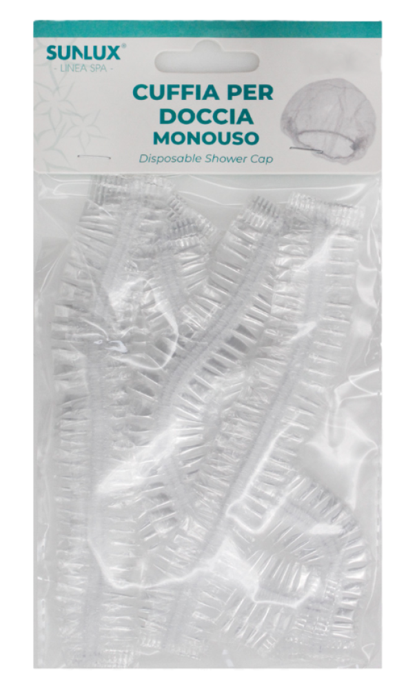 Cuffie doccia 25pz 26cm