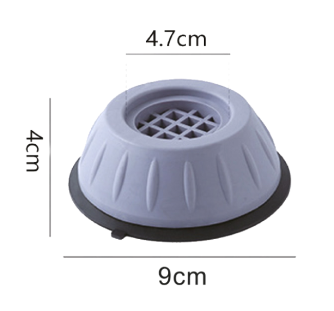 Piedini Antivibrazione con ventosa 4pz