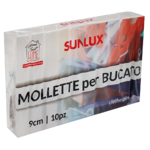 Mollette per bucato bianche 10pz