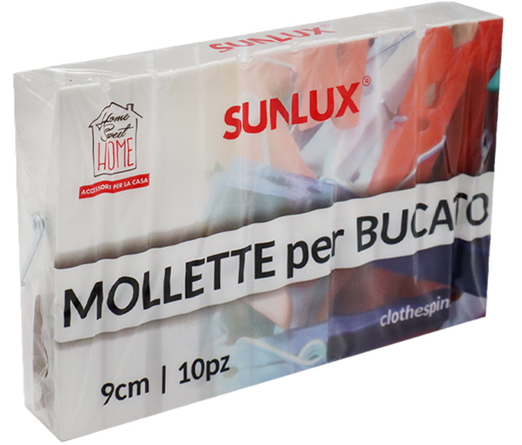 Mollette per bucato bianche 10pz