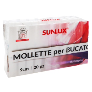 Mollette per bucato bianche 20pz