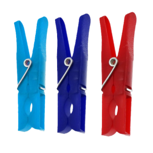 Mollette per bucato in plastica 24 pezzi