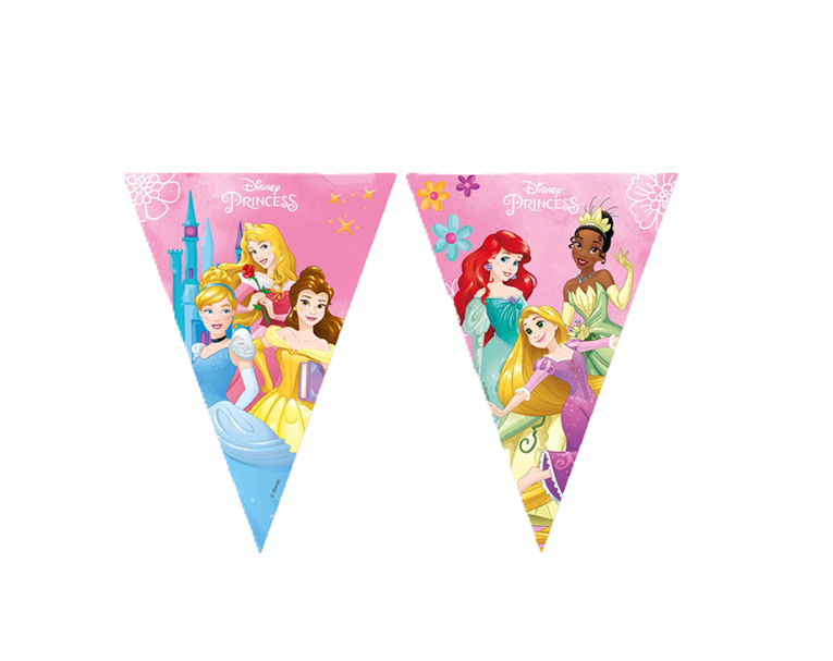 Festone Bandierine Princess 2,3mt