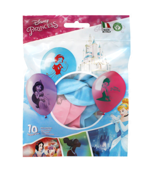 Palloncini in lattice Princess 10 pezzi