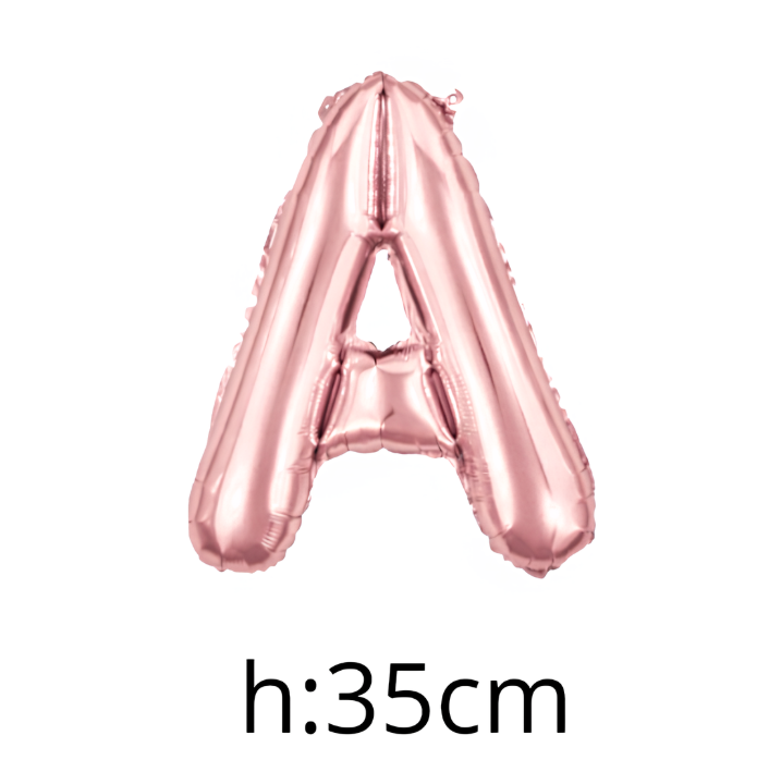Palloncini nome Giorgia, kit scritto con lettere Rosa altezza 35cm