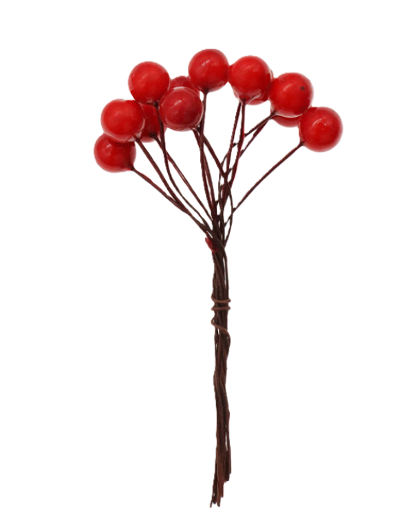 Decorazioni natalizie c/fil di ferro 36pz. 10cm