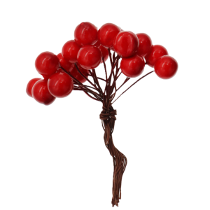 Decorazioni natalizie c/fil di ferro 24pz. 10cm