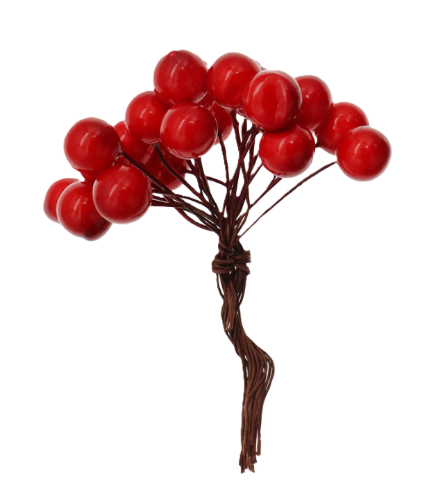 Decorazioni natalizie c/fil di ferro 24pz. 10cm