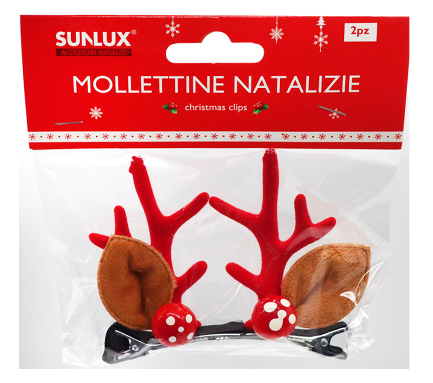 Mollettine Natalizie 2pz. 5x7cm