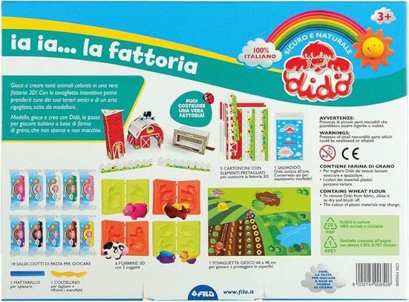 Fattoria pasta modellabile Didu00f2 colore assortiti