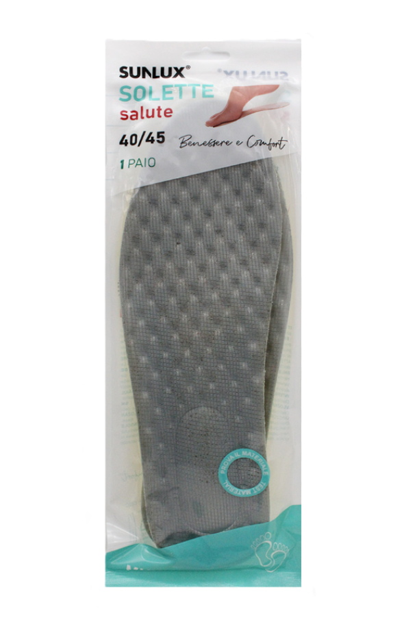 Solette unisex antibatteriche multitaglia 40-45 1 paio