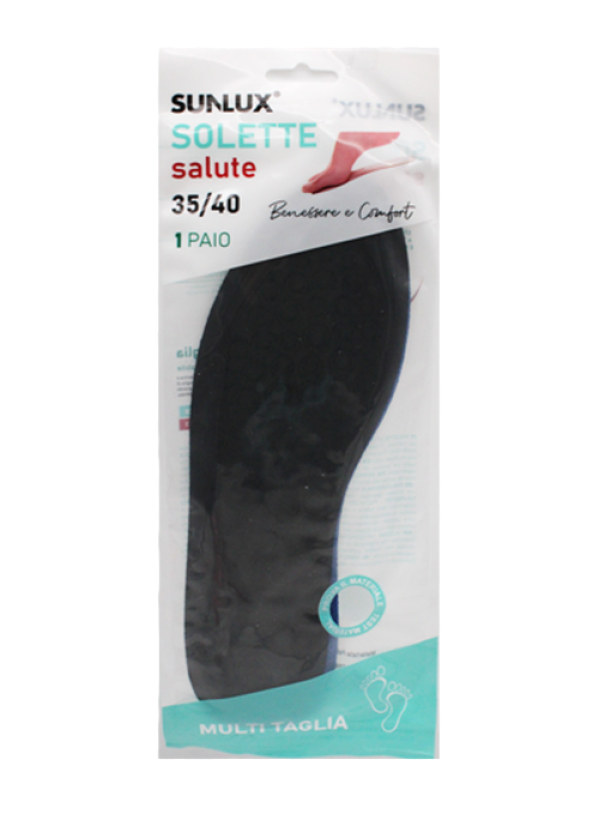 Solette unisex antibatteriche multi taglia 35-40 1 paio