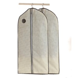 Busta porta abiti con zip 60 x 160 cm, custodia copriabiti protettiva per vestiti, abiti e cappotti, 1 pezzo