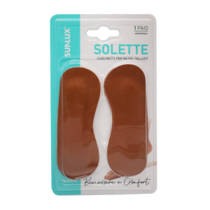 Cuscinetti per retro tallone in pelle 4 pezzi/2 paia