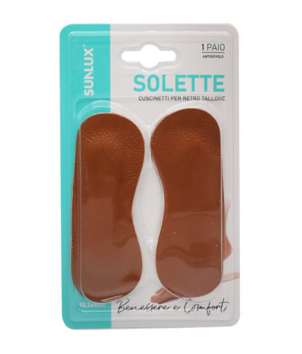 Cuscinetti per retro tallone in pelle 4 pezzi/2 paia