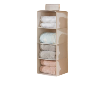 Organizer 4 piani bianco 30x30x80cm 1pz