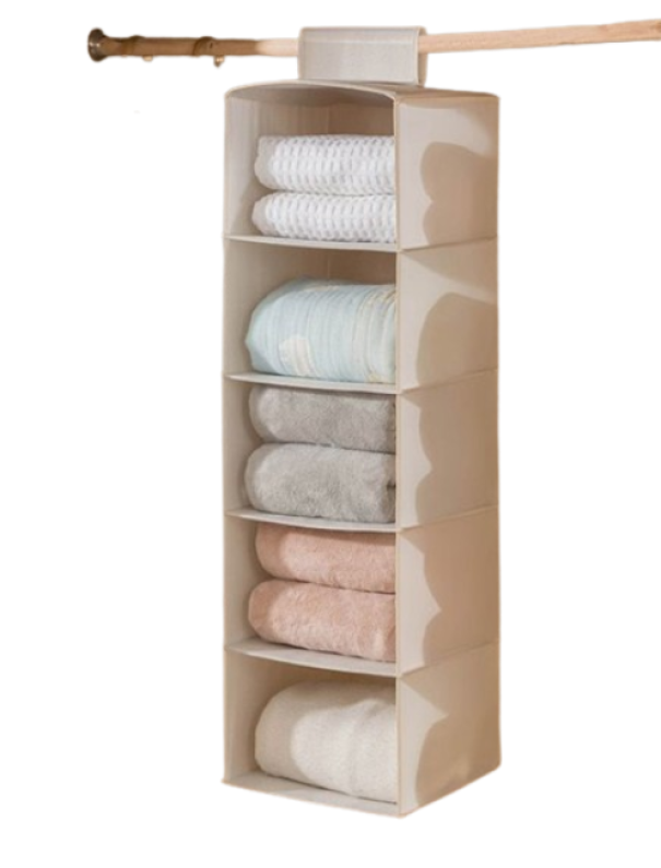 Organizer 5 piani bianco 30x30x100cm 1pz