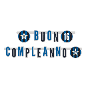 Festone compleanno inter 294x20cm