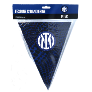 Festone bandierine inter 300x27x22cm