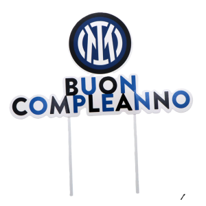 Decorazione torta inter 18x18cm