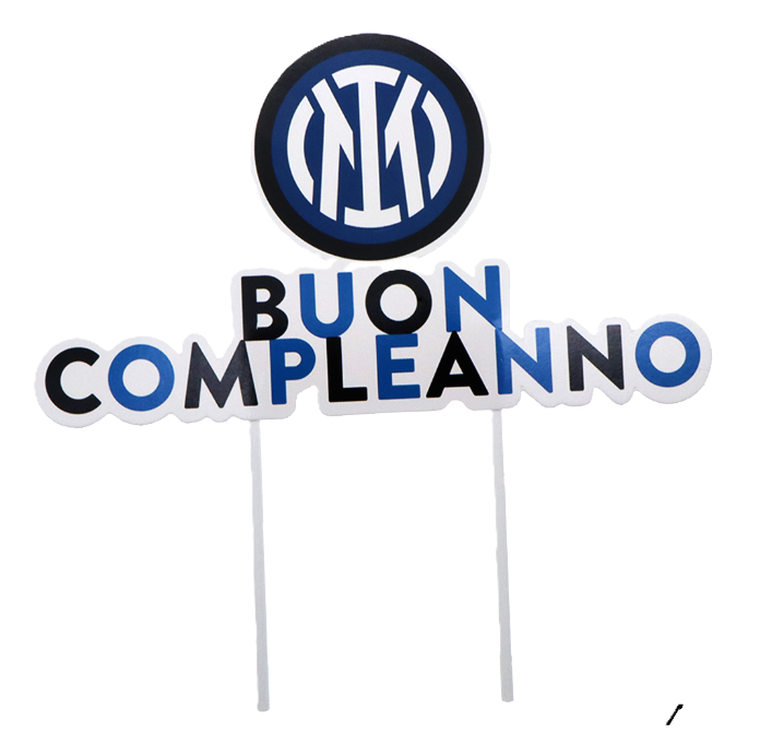 Decorazione torta Inter 18x18cm