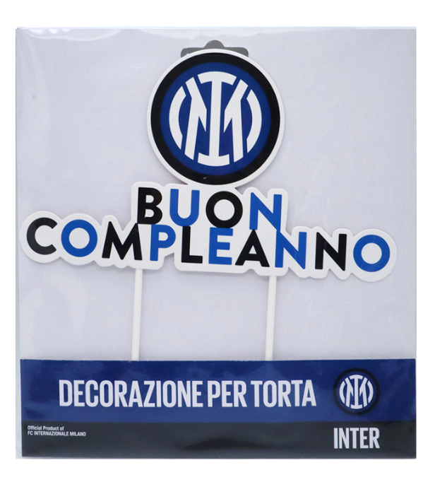 Decorazione torta Inter 18x18cm