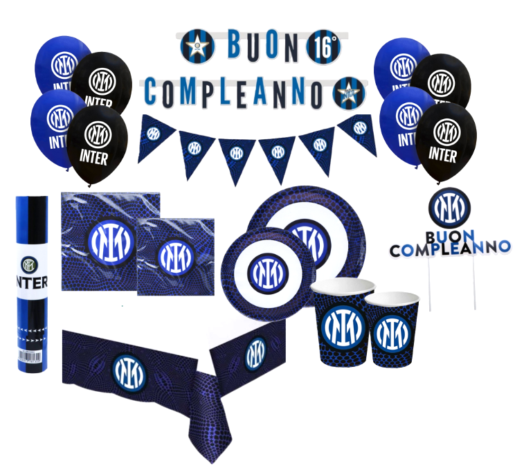 Kit Compleanno Inter 106pz