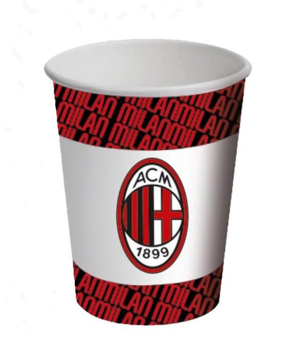 Bicchieri in carta Milan 8pz 250ml Bicchieri in carta Milan 8pz 250ml