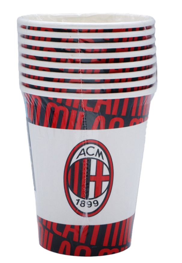 Bicchieri in carta Milan 8pz 250ml Bicchieri in carta Milan 8pz 250ml