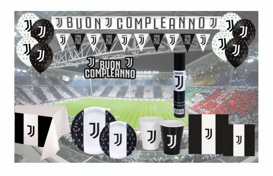 Kit Compleanno Juventus 106pz
