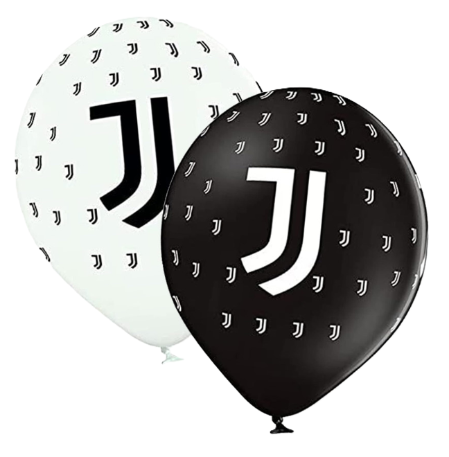 Palloncini in lattice Juventus 12pz 30cm