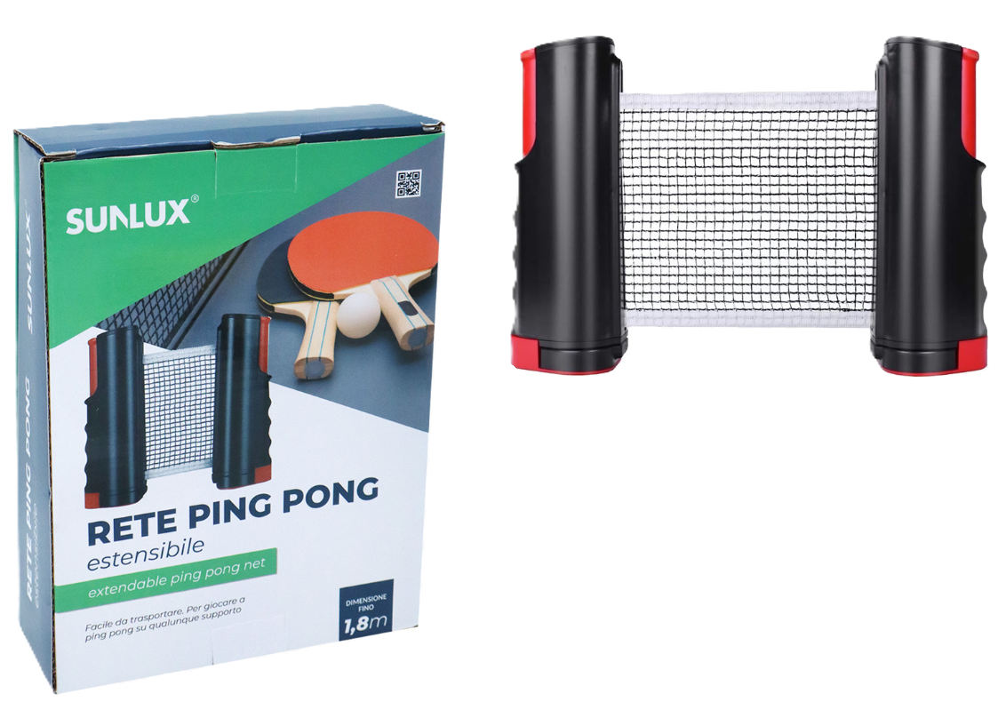 Rete da Ping Pong estensibile 1,8m