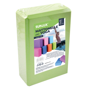 Mattonella yoga in eva 23x15x7,6cm colori random