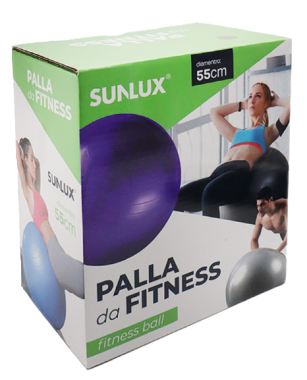 Palla da fitness 55cm colori random