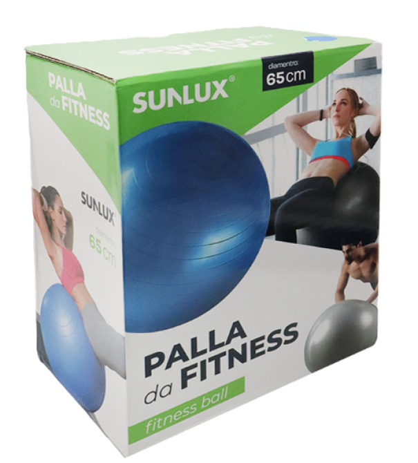 Palla da fitness 65cm colori random