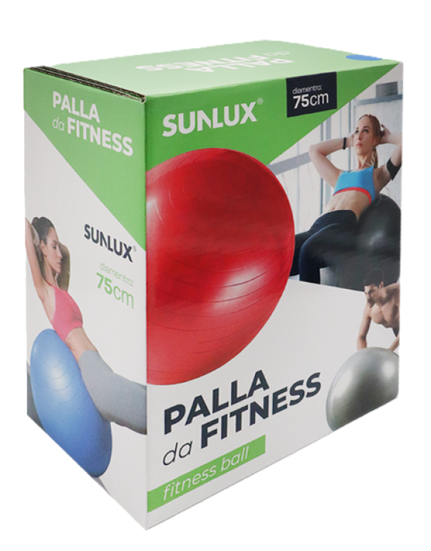 Palla da fitness 75cm colori random