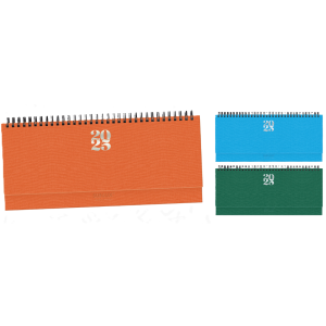 Agenda  settimanale 29.8x10.5cm 128 pagine
