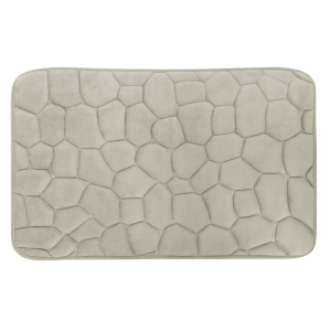 Tappeto da bagno beige antiscivolo 45x70cm