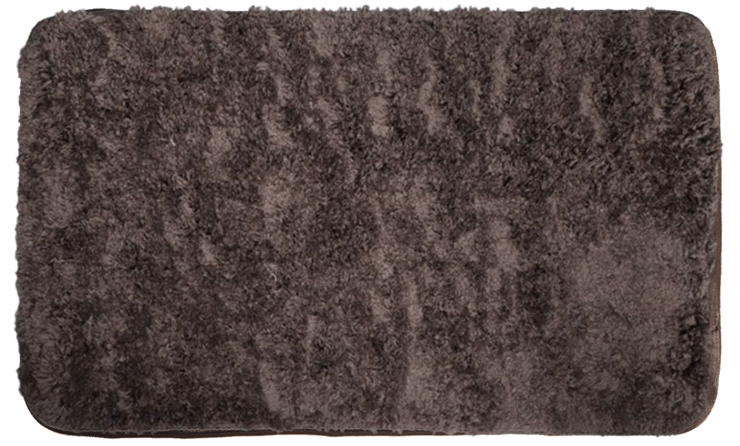 Tappeto da bagno marrone antiscivolo 45x70cm